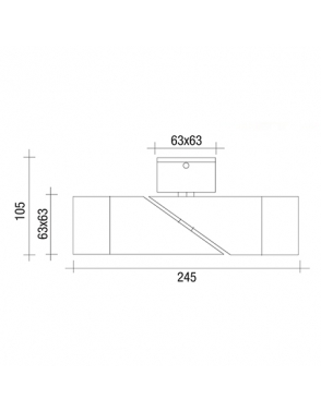 Vanjska zidna rasvjeta WM055 MATT WHITE 2