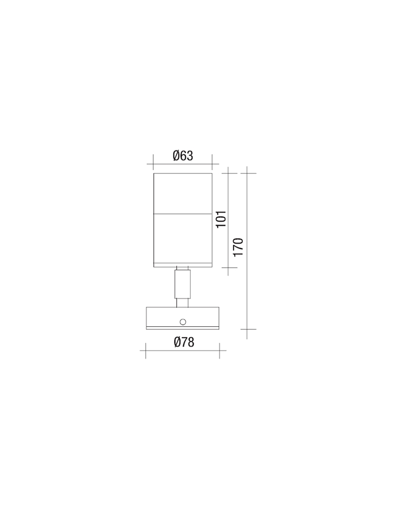 Vanjska zidna rasvjeta WM042 DARK GREY-ANTRACITE