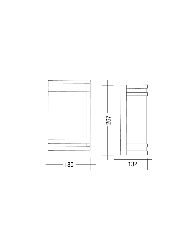 Vanjska zidna rasvjeta 2004 bijela