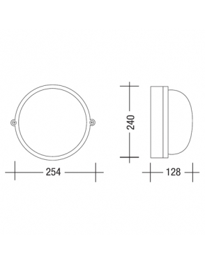 Vanjska plafonjera rasvjeta 1101 siva 2