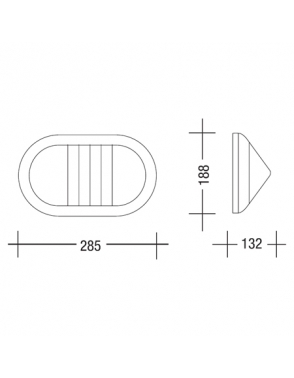 Vanjska plafonjera rasvjeta 2032 siva 2