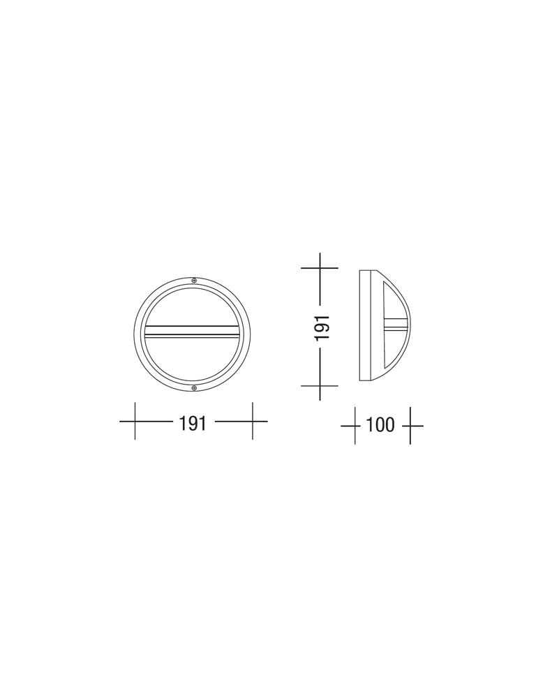 Vanjska plafonjera rasvjeta 2304 bijela