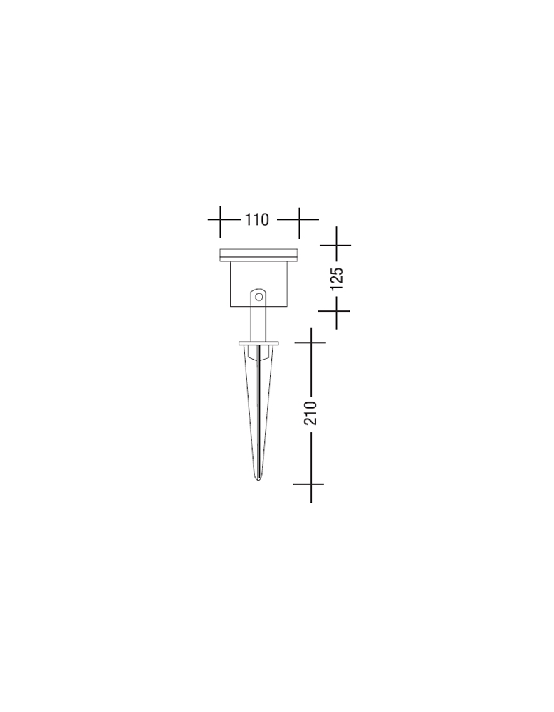 Vanjska podna ubodna rasvjeta LD0601-C