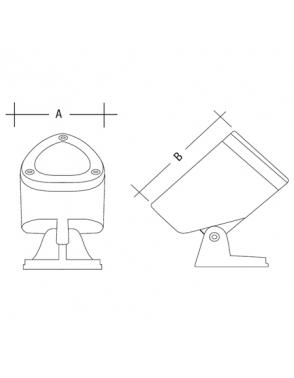 Vanjska zidna rasvjeta WW12105 ANTR. GREY LED 3W IP65 2