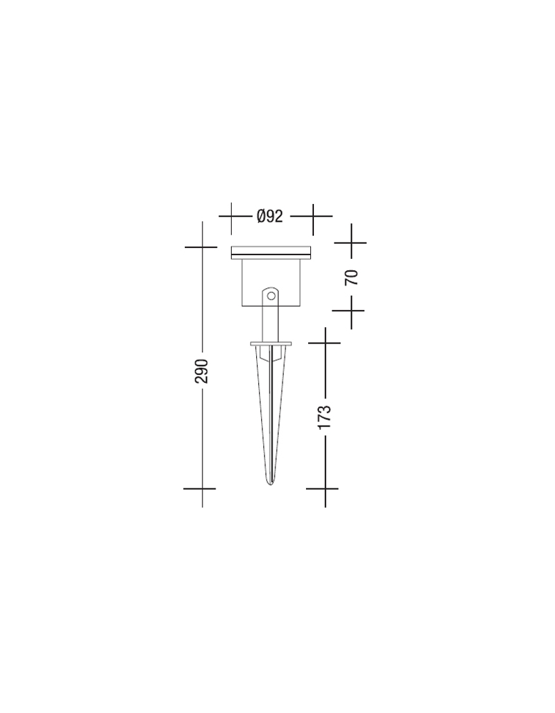 Vanjska zidna rasvjeta TL3011 siva