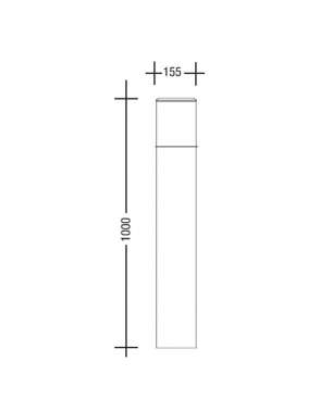 Vanjska podna rasvjeta LG 3624 BLACK 2