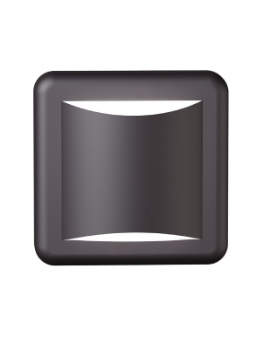 LED zidna nadgradbena SR2304S tamno siva 6W 3000K