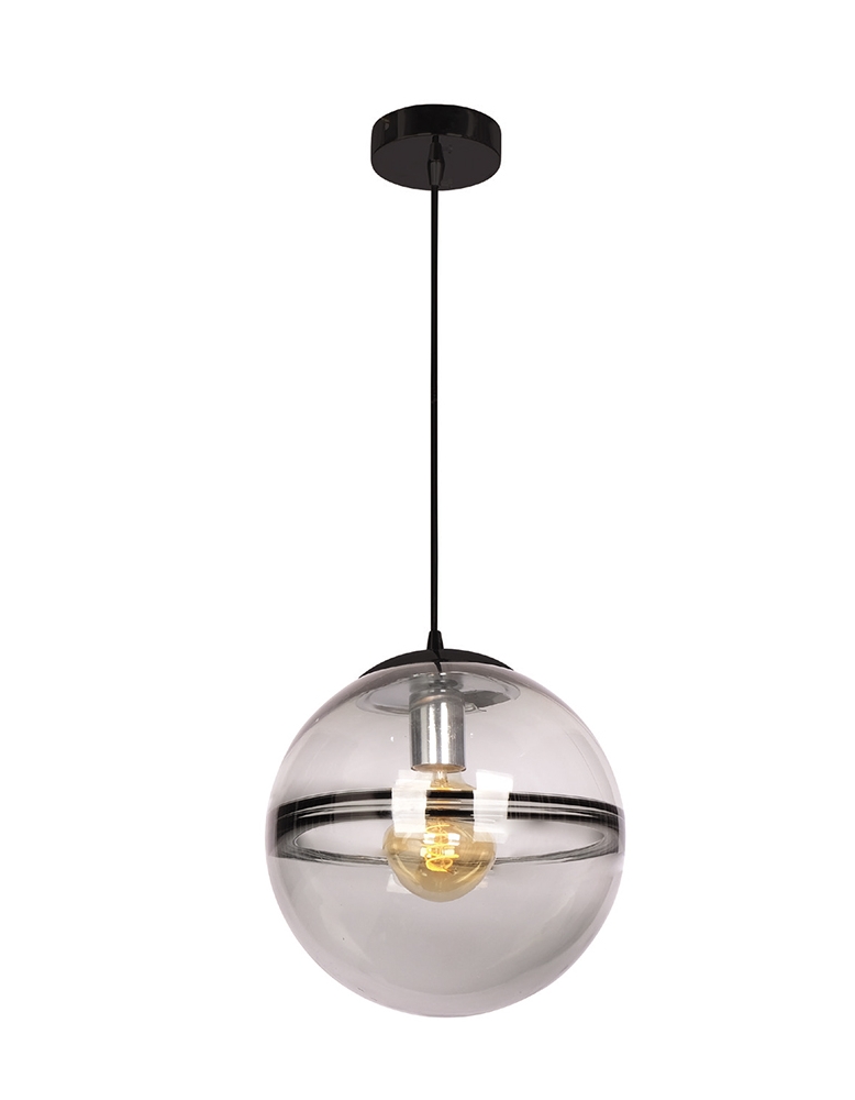 Dekorativna visilica MO1015 GREY+BLACK 300MM siva i crna