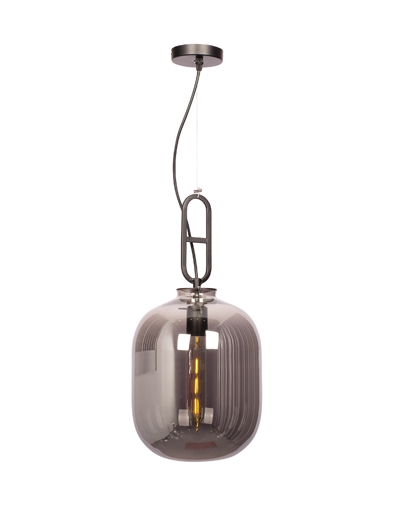Dekorativna visilica LOFT293 SMOKY GREY D260 dim siva