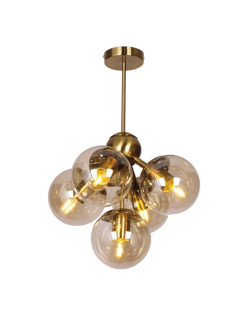 Dekorativni luster LOFT338-5 BRASS