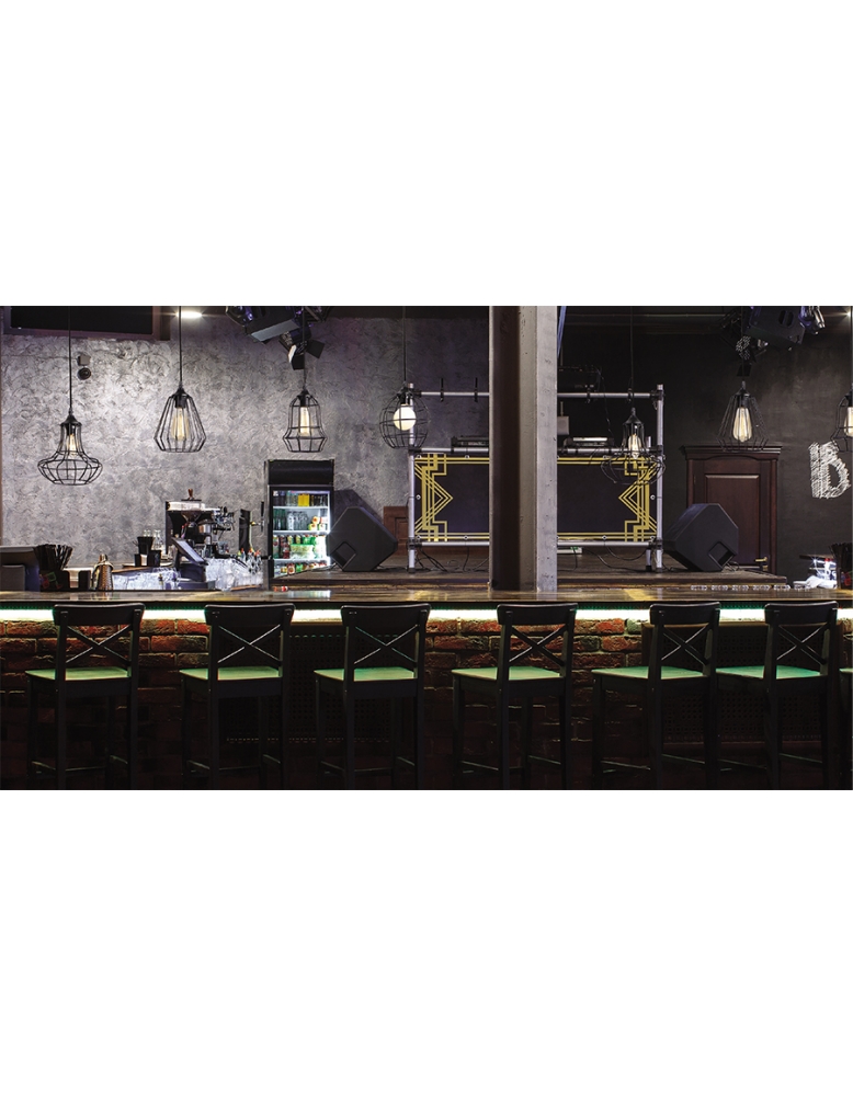  Dekorativna visilica 40111-1C crna