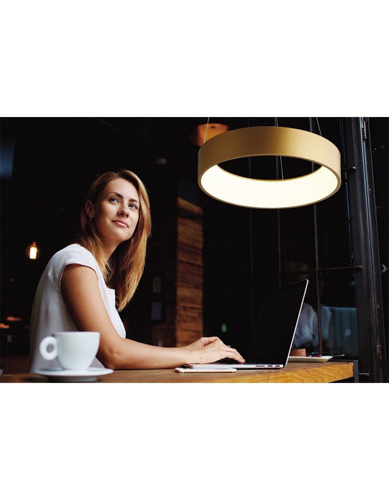 Dekorativna visilica SHINE PD333-1A LED 36W ruiasto zlatna