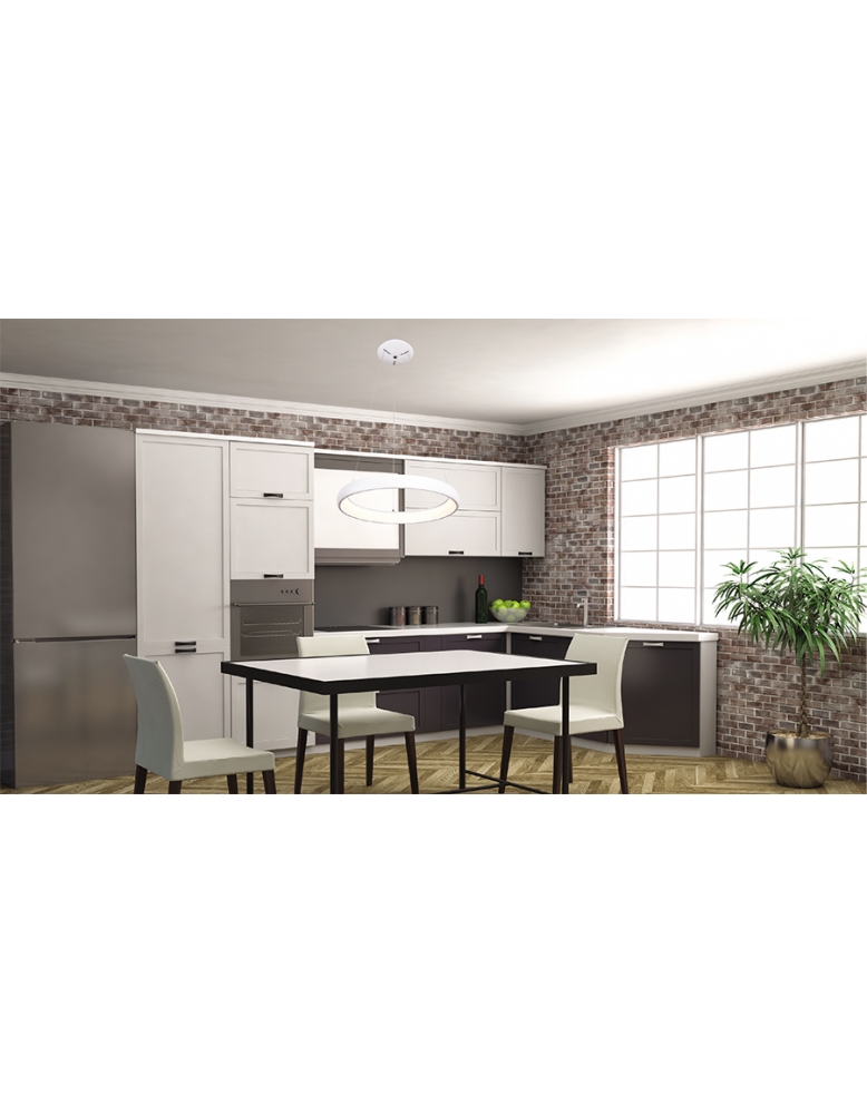 Dekorativna visilica ROTONDO BORDO P-410/32 pijesak bijela 3000K