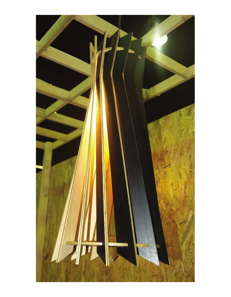 Dekorativna visilica CHEDI  VELIKA CRNA