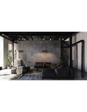 Dekorativna zidna W10145-1 COFFEE GOLD 1XE27 kava zlatna 2