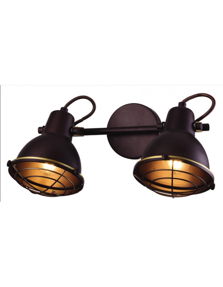 Dekorativna zidna W10145-2 COFFEE GOLD 2XE27  kava zlatna