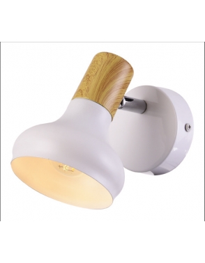 Dekorativna zidna W10157-1 MATT WHITE 1XE14 mat bijela