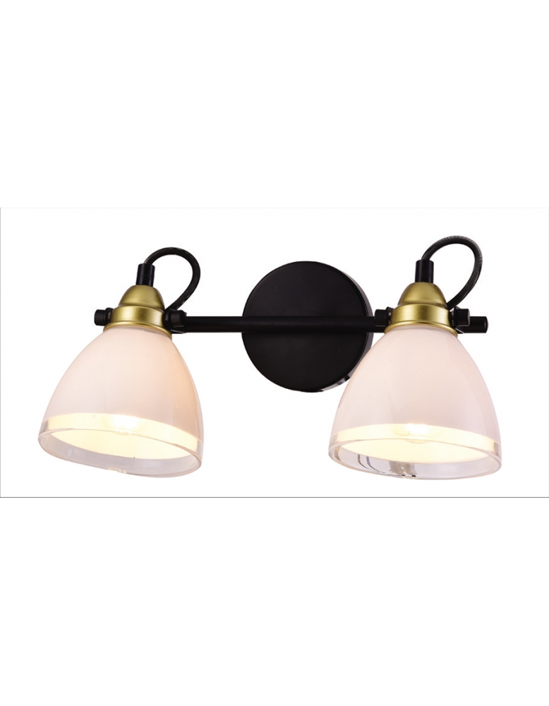 Dekorativna zidna W10146-2 SAND BLACK 2XE14 pijesak crna