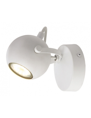 Dekorativna zidna W10129-1 MATT WHITE 1XGU10 mat bijela