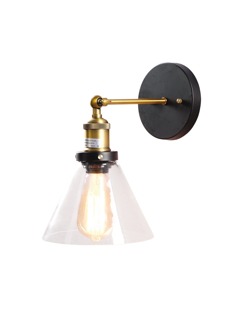 Dekorativna zidna LOFT 137W CLEAR prozirna