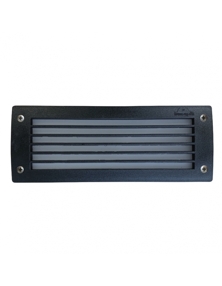 Vanjska rasvjeta zidna LETI 300-GL crna GX53 LED 6W (2*3W) 3000K