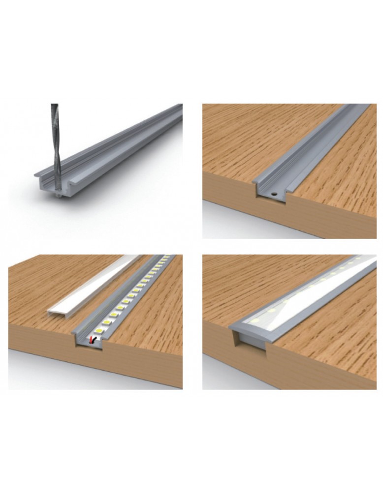 Pokrov za aluminijski Profil ALP 00X PMMA SEMI...