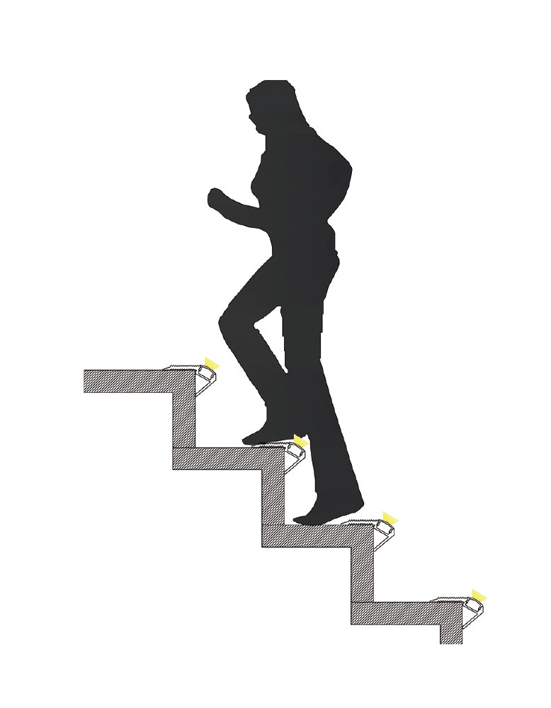 Aluminijski Profil LL ALP022 za stepenice 2m