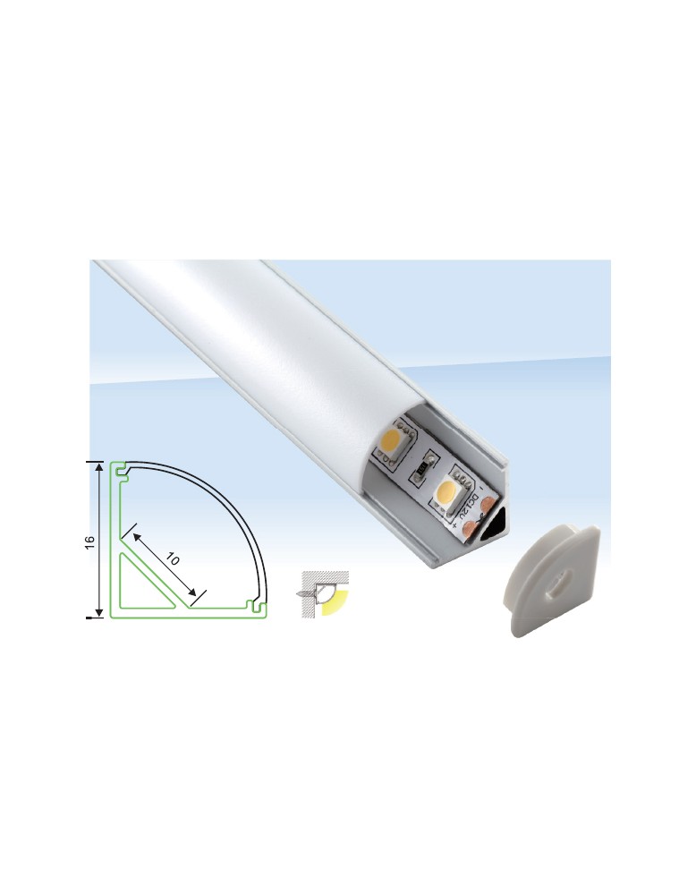 PVC Završetak za al. Profil ALP006 bez rupe