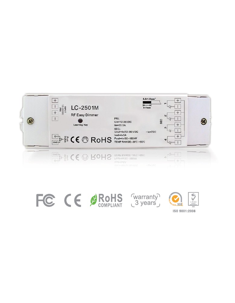 Dimmer reciever LC 2501NS LED upravljanja 