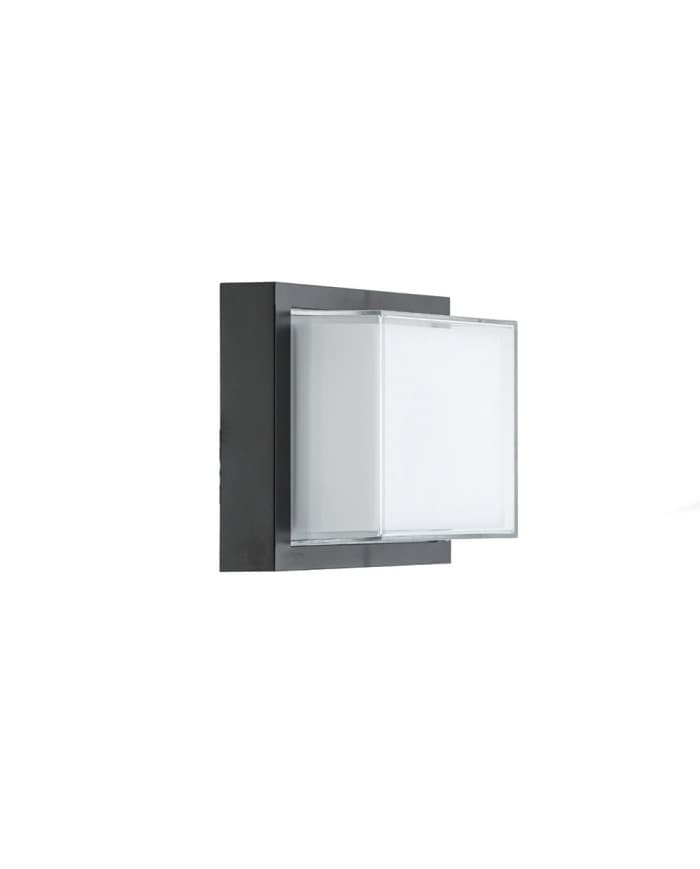 Vanjska svjet. zidna SR26002A ANTRACIT LED 220V 12W IP54 4000K 840lm 160*160*100