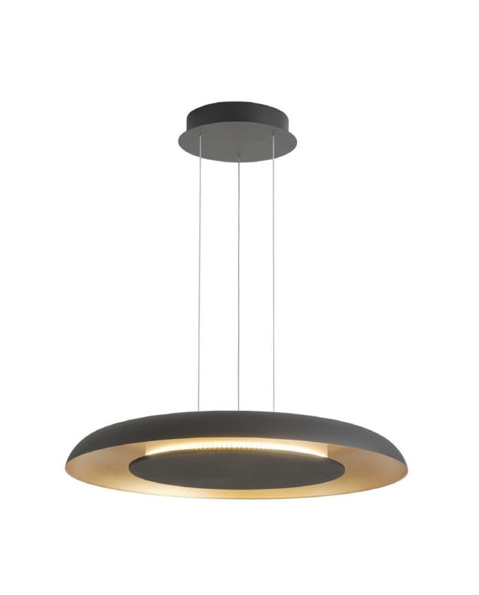 LED visilica ARROTONDATO-P-S600/38 MBL/GOLD CCT 38W fi600*1500