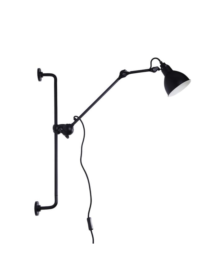Zidna svjetiljka LOFT256W-3 BLACK D150*H170*L200+650mm+wall H750mm