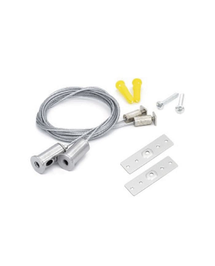Pendent kit for magnetic track rail-2*2m steel rope and installation accessories