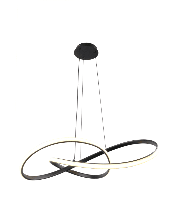 Visilica AL423-B BLACK 28W 3K FI500, 1,5m steel wire
