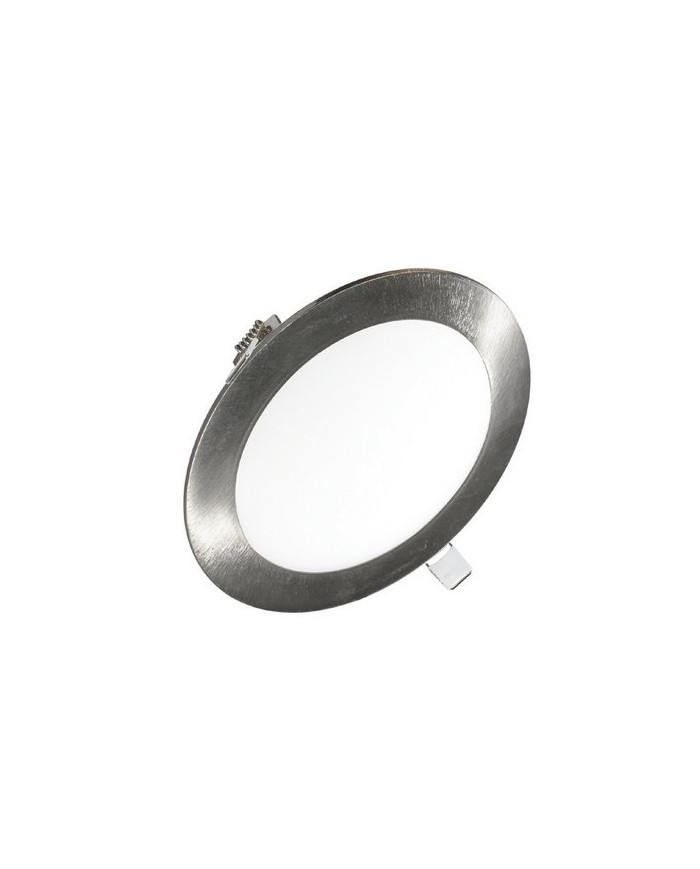SD-P001N-24WW round. sl LED panel, nickel, 3000K, AC85-265V, Epistar, fi300*13