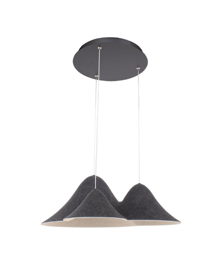 LED visilica FY-PE399-S 7Wx3 BLACK/GREY
