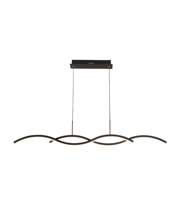 LED visilica ONDULATO-P-1200/36 SANDY BLACK CCT 36W 1200*60*1500