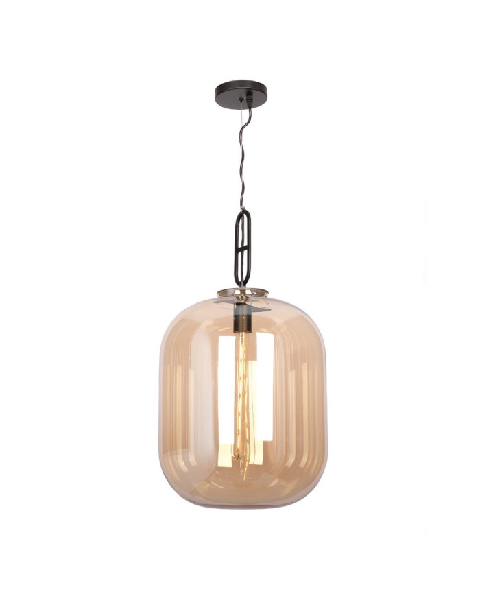 Visilica LOFT293-S AMBER+BLACK D260*H450mm 1*E27